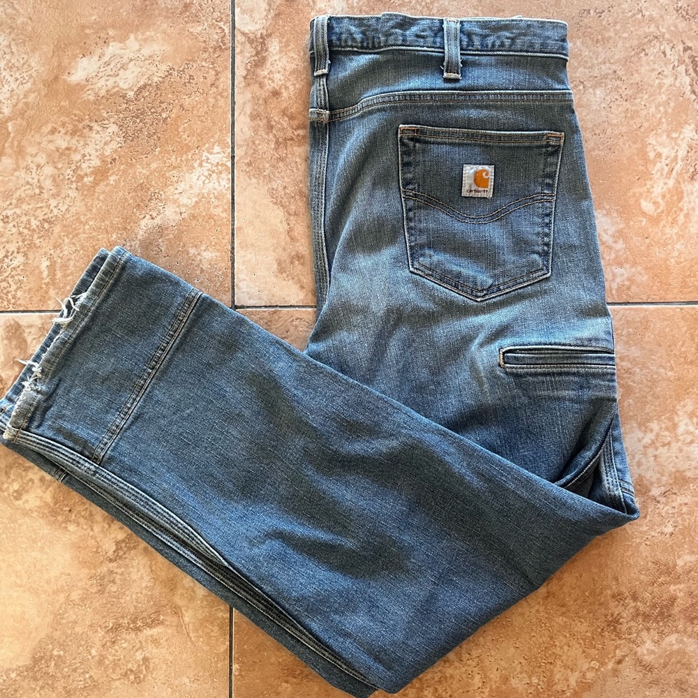Vintage Carharrt workwear 6 pocket jeans